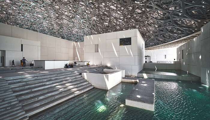 The Louvre Abu Dhabi architecture is a perfect example of architectural brilliance