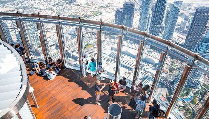 A mesmerizing view of the city from the highest outdoor observation deck in the world.