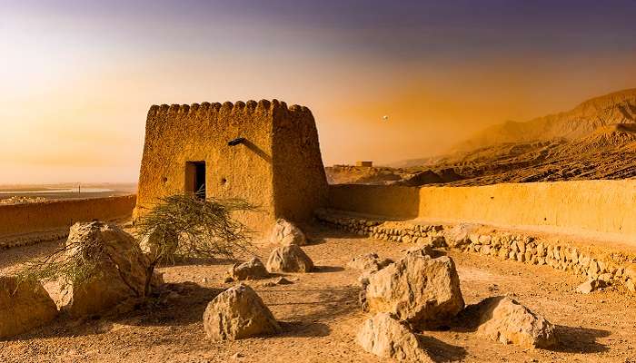 Dhayah Fort is one of the historical places to visit in Ras Al Khaimah