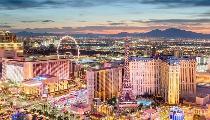 Las Vegas, Nevada, USA is on the bucket list for teens for its premium and large casino hotels. 