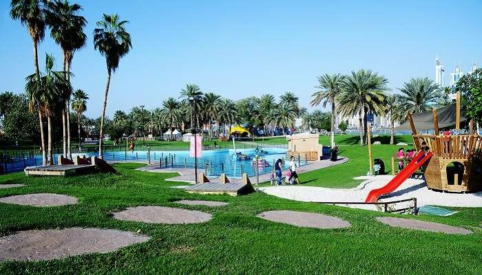 Al Montazah Parks is among the amusement parks in Sharjah with multiple rides and pools.
