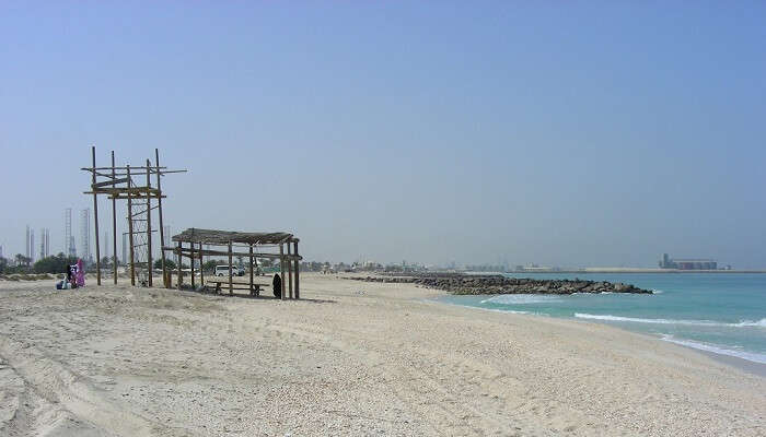Al Hamriya Beach is one of the serene places to visit in Ajman with family