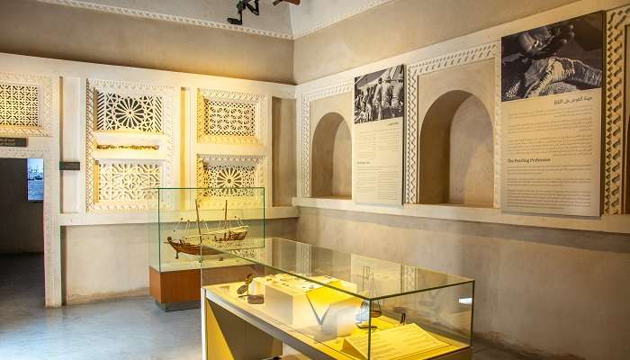 Sharjah Calligraphy Museum interiors are filled with calligraphy texts