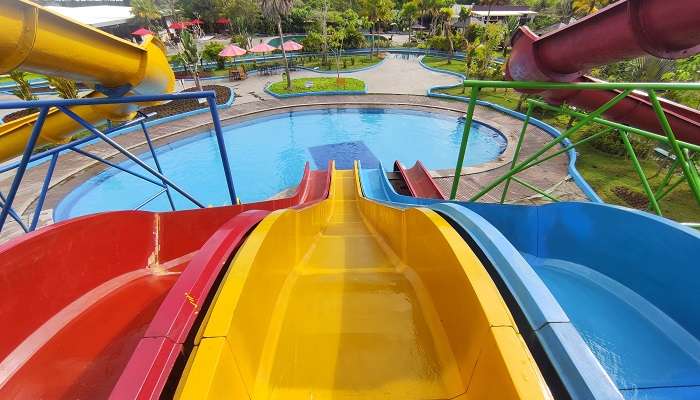Immerse in one of the largest interactive water parks