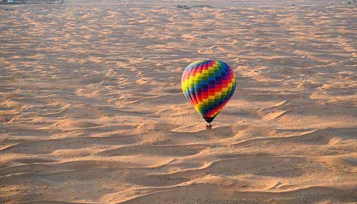 A scenic shot of Hot Air Balloon Dubai