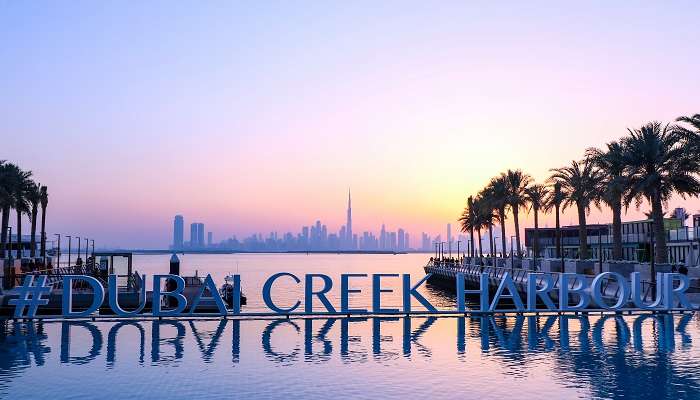 A breathtaking landscape of Dubai Creek Harbour.