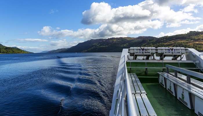 The cruise on the famous Loch Ness, located near Fort Augustus, among the best small towns in Scotland