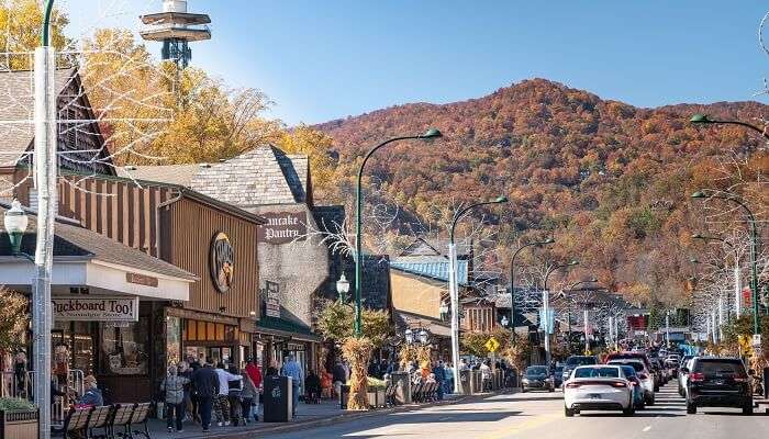A spectacular view of Gatlinburg one of the crowd puller towns