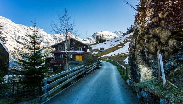  A majestic view of Gimmelwald which is a traffic-free escape 