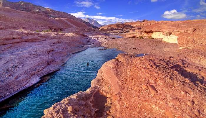 A picturesque view of Hatta Rock Pools flaunting its natural charm