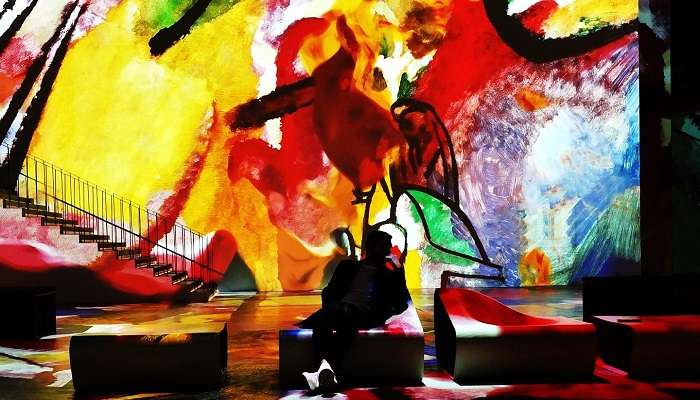 Witness the fine artwork by Kandinsky at Infinity des Lumières