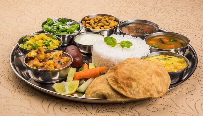 Enjoy the delectable Indian taste at one of the amazing vegetarian restaurants in Dubai at Maharaja Bhog