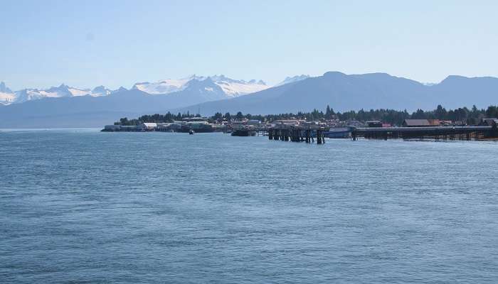 The captivating view of Petersburg, one of the small towns in Alaska
