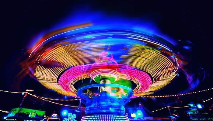 Ride an adrenaline roller coaster and twisters at the Carnaval at Global Village Dubai