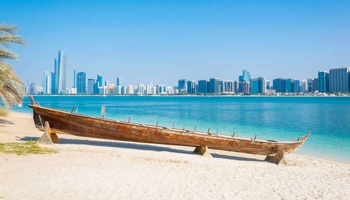 A majestic view of beach where you can enjoy breathtaking views of Arabian Gulf
