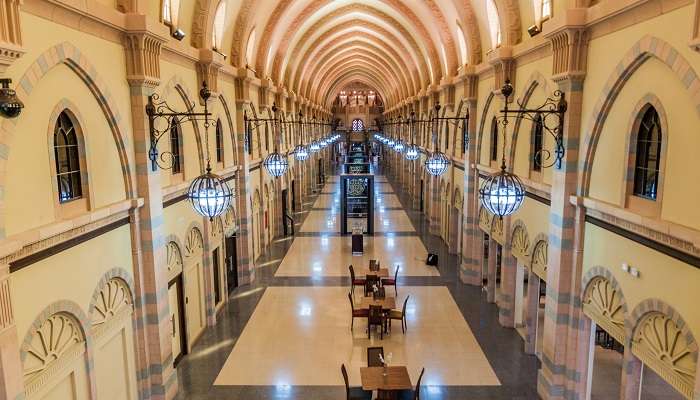 An amazing view of interior of the Sharjah Museum Of Islamic Civilization