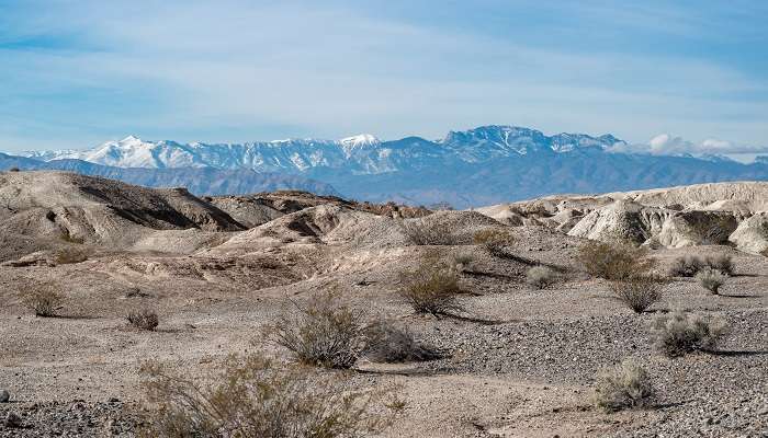 The scenic view of Tule Springs Fossil Beds National Monument; among the best hidden gems in Las Vegas