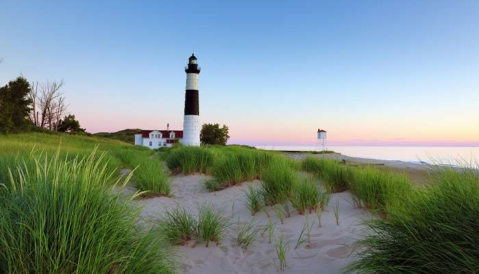 Unwind at the lap of nature at Ludington State Park, one of the best camping sites in Michigan
