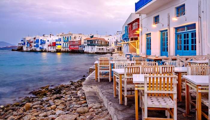 Mykonos is one of the gorgeous small towns in Greece famous for its windmills
