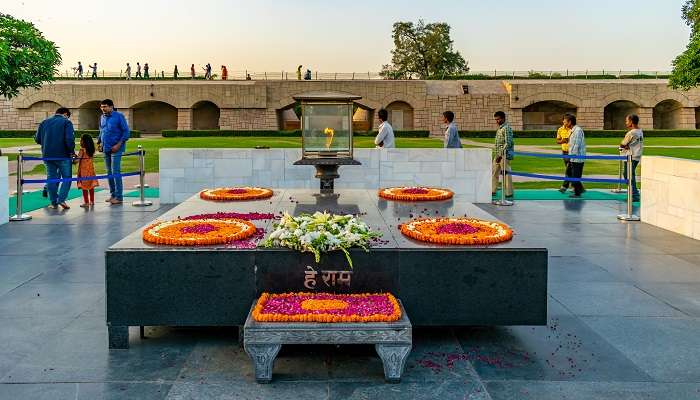 Pay a visit to the iconic Raj Ghat