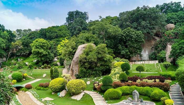 The Japanese Garden in Ramoji Film City, Hyderabad