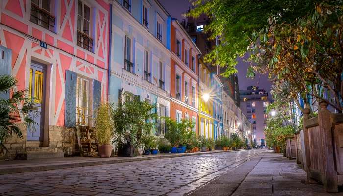 A spectacular view of Rue Crémieux offering an amazing experience to visitors