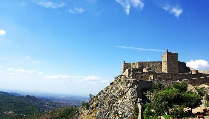 The view of the Castle of Marvão