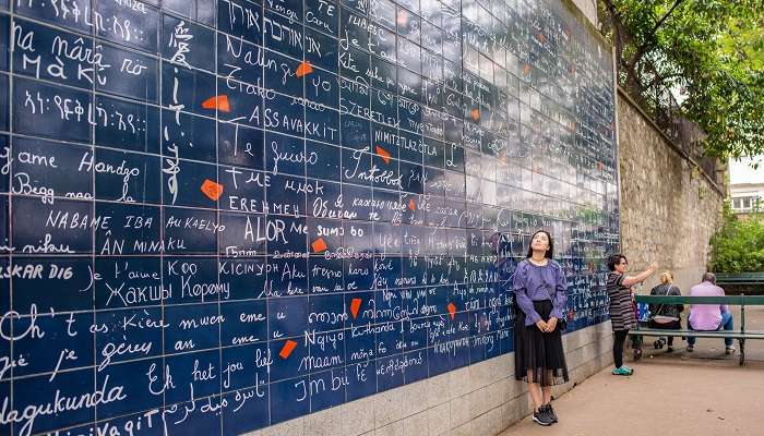 A wonderful view of world-famous Wall of Love
