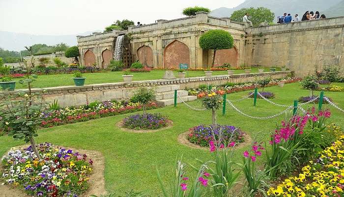 कश्मीर में जाने के लिए सबसे अच्छी जगहों में गिना जाने वाला निशात गार्डन डल झील के किनारे स्थित सबसे बड़े मुगल गार्डन में से एक माना जाता है