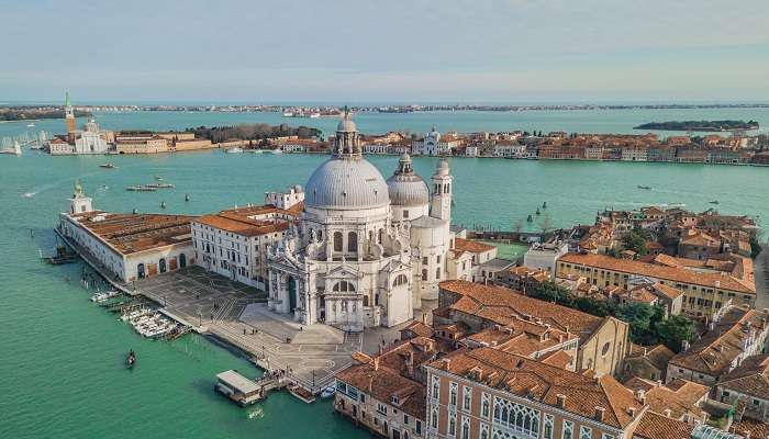 One of the magical views of Basilica Della Salute in Venice