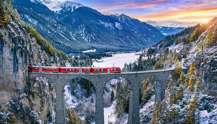 Faire la Bernina Express Ride, C’est la meilleurs choses à faire en Suisse