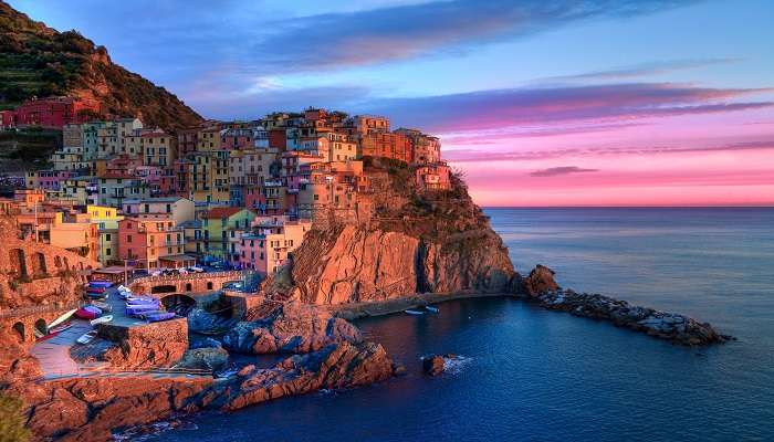 La vue magnifique de Cinque Terre en Italie  