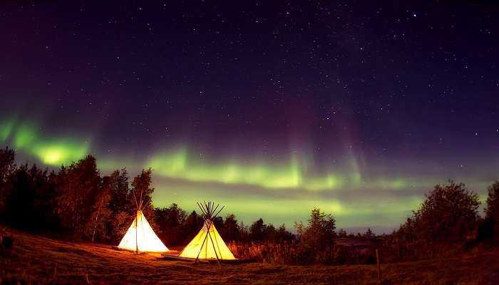 The breathtaking view from the Eriskay B&B and Glamping, one of the largest campsites in Aviemore