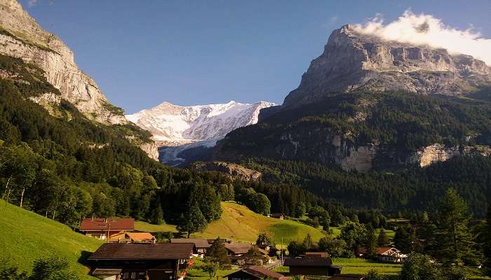 La vue de montagne a Grindelwald