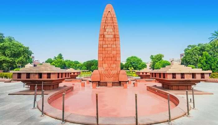 La vue de Jallianwala Bagh  Memorial, Punjab,  C’est l’une des meilleurs lieux historiques célèbres en Inde