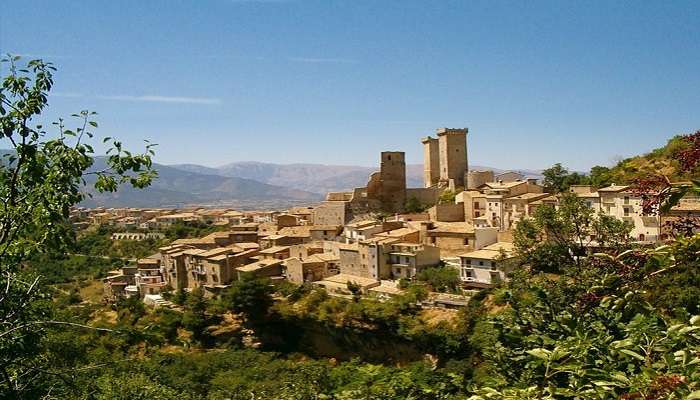 Surrounded by the Apennine Mountains, Pacentro is one of the most beautiful hilltop villages in Italy