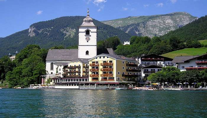 Dotted with picturesque cafes, the lakeside village of St. Wolfgang is definitely one of the prettiest villages in Austria
