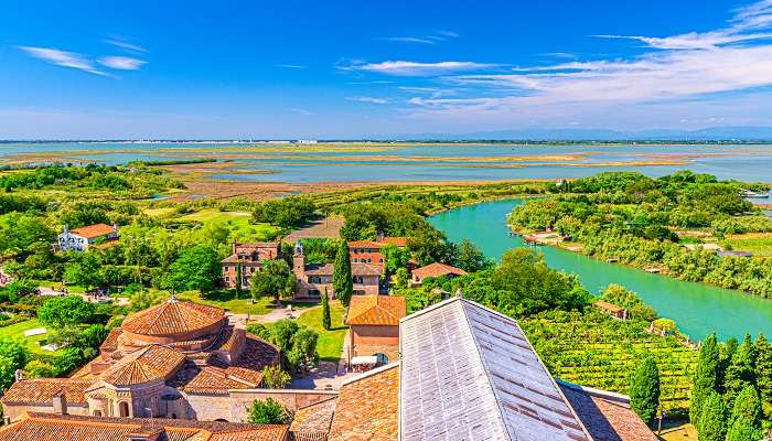 An enchanting view of Torcello Island, one of the wonderful hidden gems in Venice