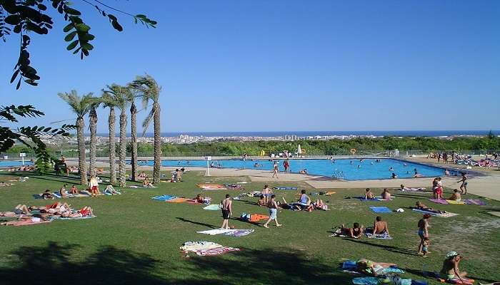 An amazing view of Vilanova park, one of the best sites for camping near Barcelona