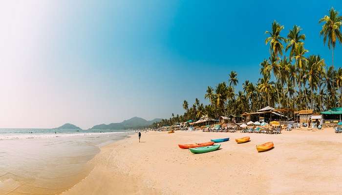 A stunning sunny view of the beach, visit Pune to Goa road trip