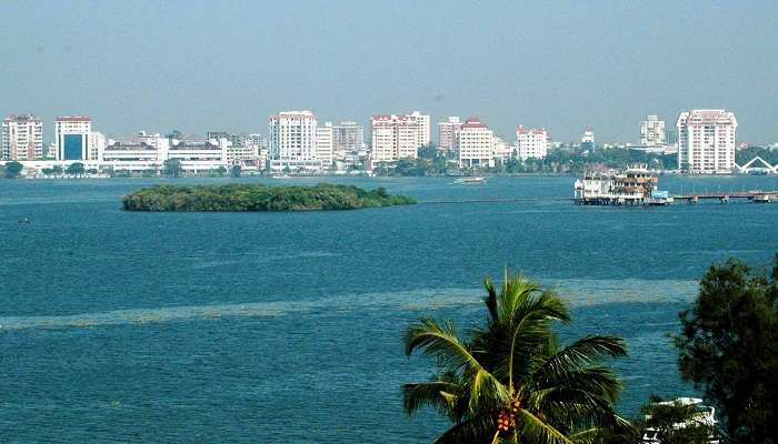 A beautiful day view of Kochi and it waters