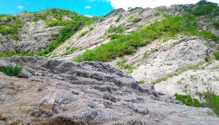 A mountain in Sri Lanka. 