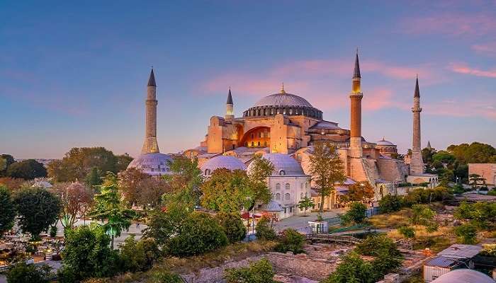 Hagia Sophia, A view of the beautiful Hagia Sophia in Istanbul, Turkey