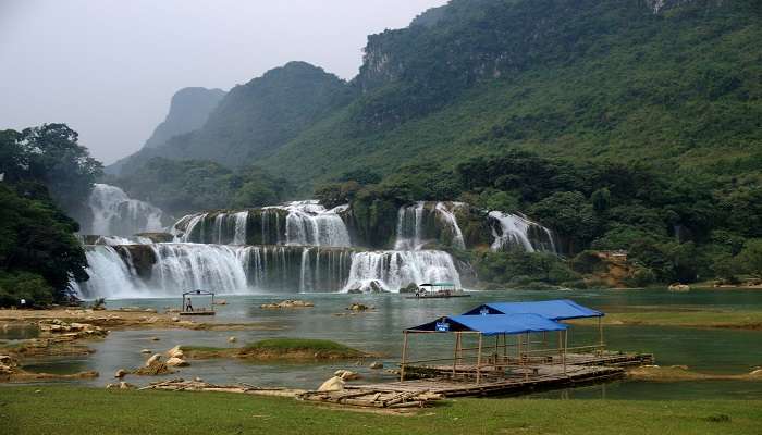 Ban Gioc Waterfalls is one of a kind