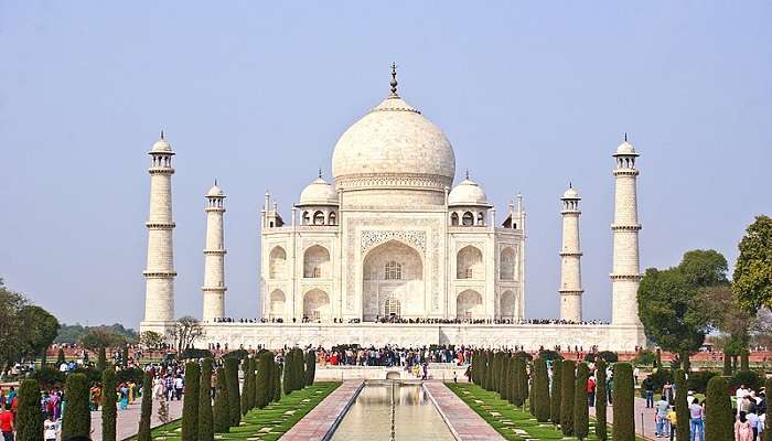 A View of Taj Mahal, Agra