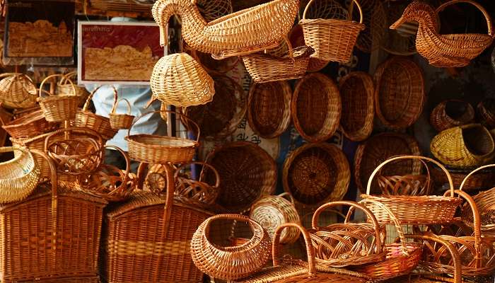 Shop for bamboo products at the Andana Handicraft Emporium when shopping in Andaman.