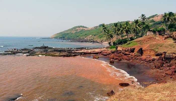 A majestic view of Anjuna Beach