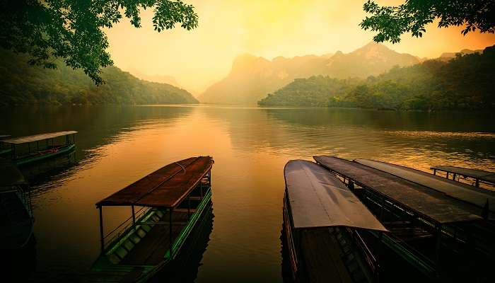 A glorious view of Ba Be Lake, one of the best Lakes in Vietnam