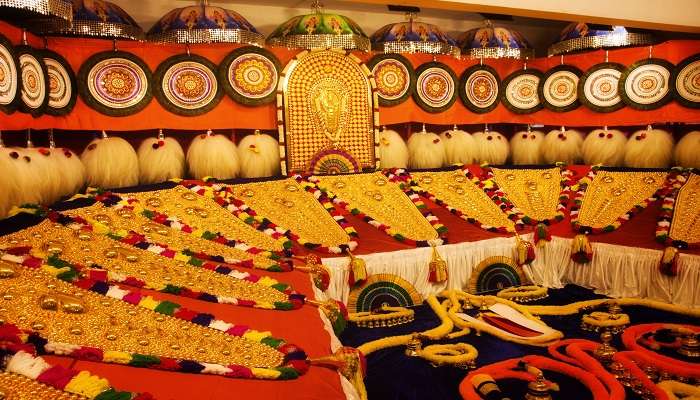 Special decorations at Vadakkumnathan temple during Thrissur Poonam