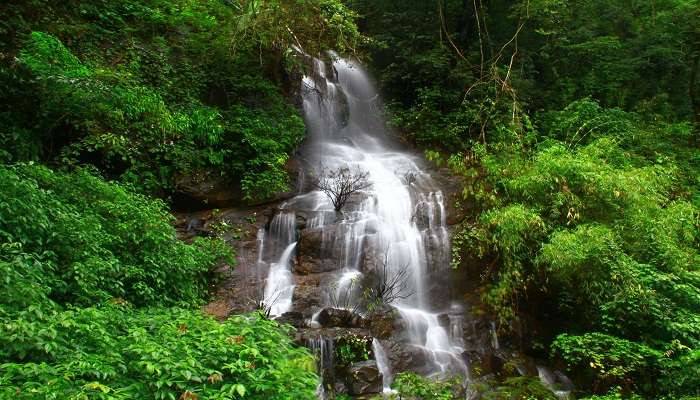 The stunning waterfalls near Bhagamandala 